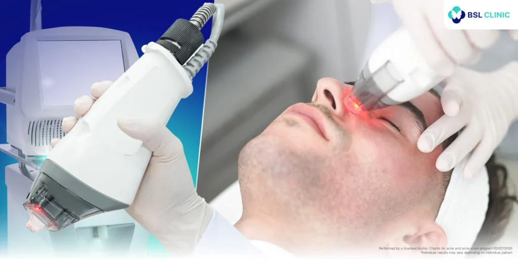 Fraxel Dual laser treatment for acne scars