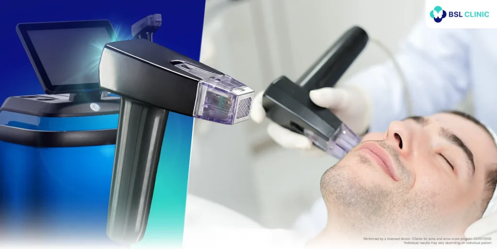 Morpheus8 RF microneedling for acne scars