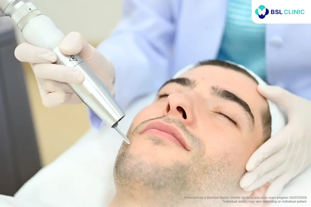 Revlite laser for post-acne dark spots