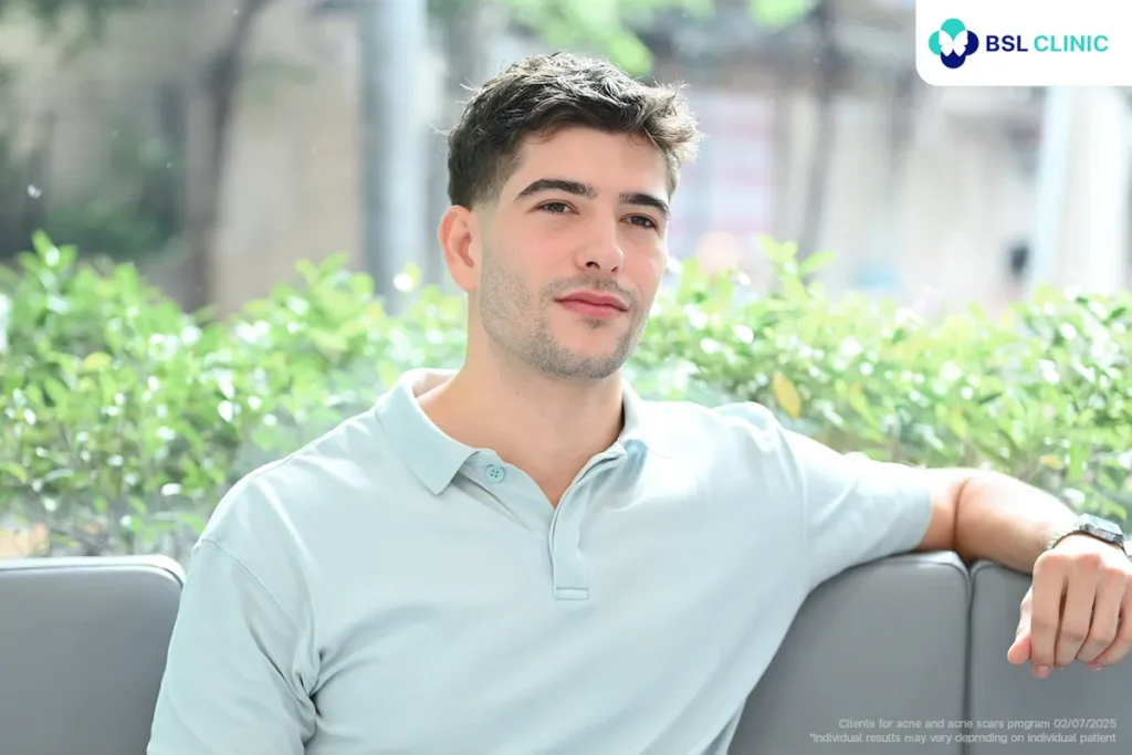 Acne treatment results at BSL Clinic Bangkok